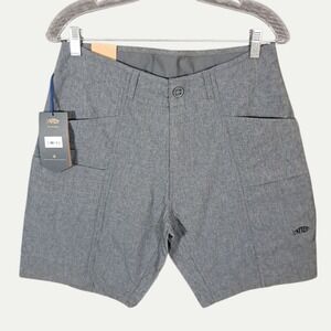 Aftco Shorts Cargo Diffuse Gray UPF 40 Outdoors Camping M105 Fishing Mens 30 x 8